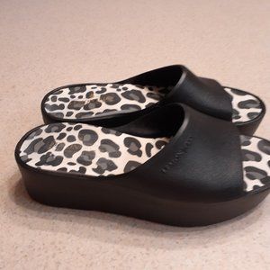 Lemon Jelly Black Slip Ons 36